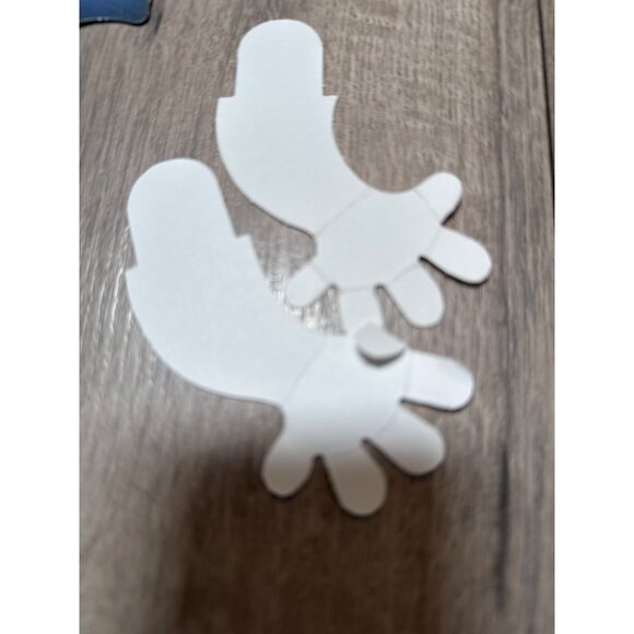 Vintage Halloween Party Hanging Ghost Decorations Set With Bat & Paper Ghosts - Picture 3 of 8